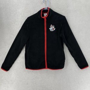 Disney Parks Fleece Jacket Womens SMALL Minnie Mouse Full Zip Soft! Thick Coat